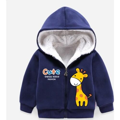 Newborn Winter Autumn Baby boys Hooded Jacket Coat giraffe ears Warm Toddler Girls Coats Children Outerwear Boys Kids Jackets