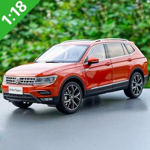 1:18 VW TIGUAN L 2017 Alloy Diecast Car Model Toys Metal Model Vehicles Original Box