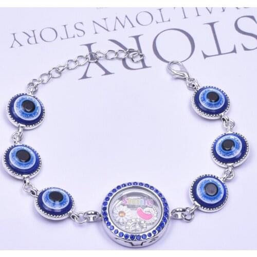 1PC Turkish Lucky Evil Eye Bracelet Women Handmade Jewelry Blue Eyes Female Fashion Mother Birthday Gift W3
