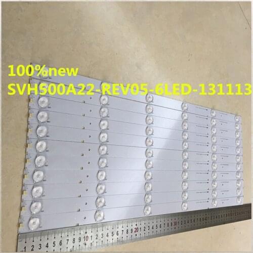 100%NEW 22Pieces/lot FOR Hisense LED50EC280JD TV LCD backlight bar SVH500A22-REV05-6LED-131113 1Pieces=6LED 56CM