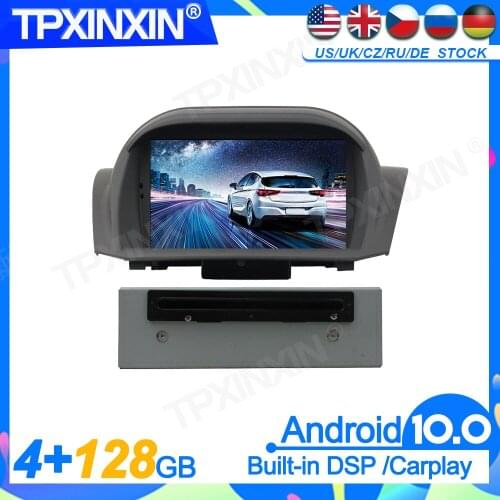 128GB For Ford FIESTA 2013 2014 2015 2016 Android 10.0 Screen Car DVD Player GPS Navi Auto Audio Radio Stereo Head Unit