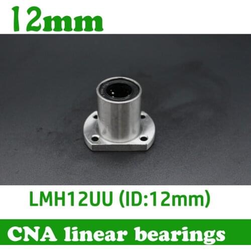 2pcs/lot LMH12UU 12mm flange linear bearing CNC Linear Bush LMH12 Free shipping