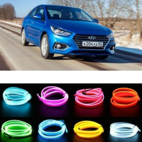 5m el Atmosphere Lamp Interior Mood Lighting For Hyundai solaris i30 ix35 Amica H-1 Box starex matrix Atos Coupe Elantra