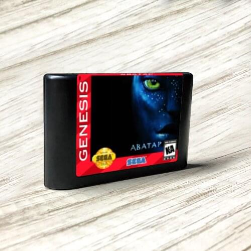 Abatap - USA Label Flashkit MD Electroless Gold PCB Card for Sega Genesis Megadrive Video Game Console