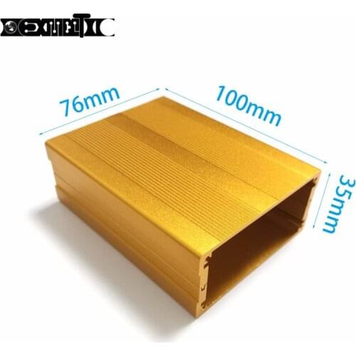 DIY Aluminum Enclosure Case 35*76mm*100mm for pcb project box electronics enclosure Distribution case