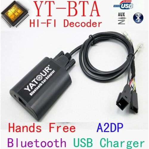 Yatour BTA Bluetooth Hands Free Call Smart Phone A2DP Car kits For 1991-2006 BMW 3pin+6pin X5 X3 M3 M5 YT-BTA With HI-FI HFP