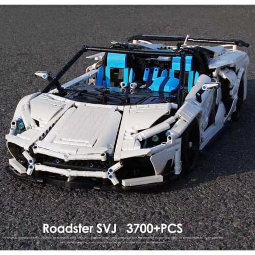 DHL DK 2101 3700Pcs Limited Edition Roadster Moc Aventador Sports Car Model Building Block Bricks Christmas Birthday Gifts Toys