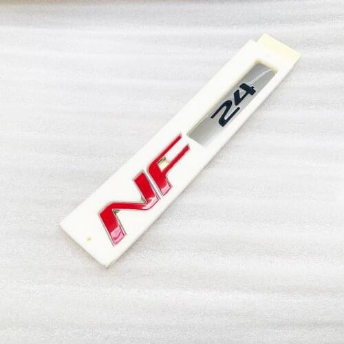 NF24 Electroplated Metal Badge Word Mark Car Logo Sign for Hyundai Sonata Rear Trunk