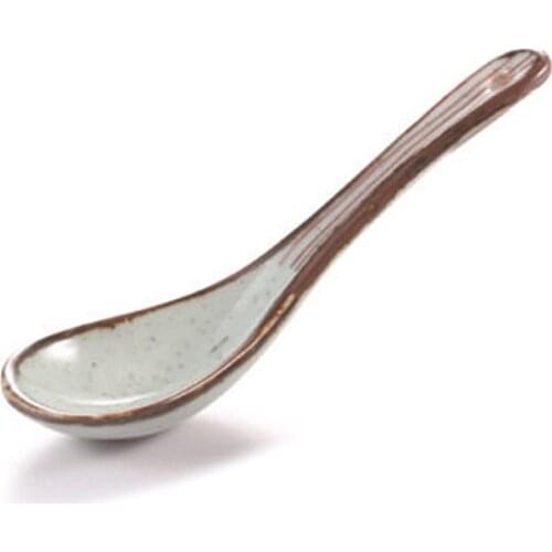 Soup Spoons,Pcs Japanese Style Spoons Creative Rice Spoons Soup Spoons With Long Handle For Restaurants