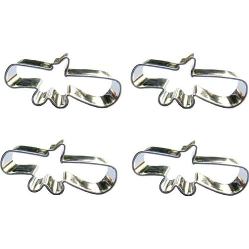 Mini Bowknot shape 4 piece biscuit cutting molds, baking tools, cake decorating soft candy tools