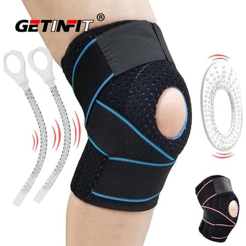 Knee Brace Pads Support for Running Crossfit Basketball Weightlifting Gym Sports Knee Braces for Art for Arthritis Pain Relief