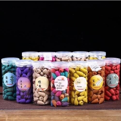 Bulk 60-capsules backflow incense sandalwood floral agarwood incense burner sanitary scent deodorant deodorant SP22