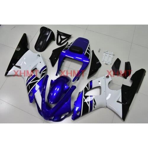 For YZF1000 R1 1998 - 1999 Motorcycle Fairing YZF1000 R1 1998 Fairing for YAMAHA YZFR1 98 Blue White Bodywork
