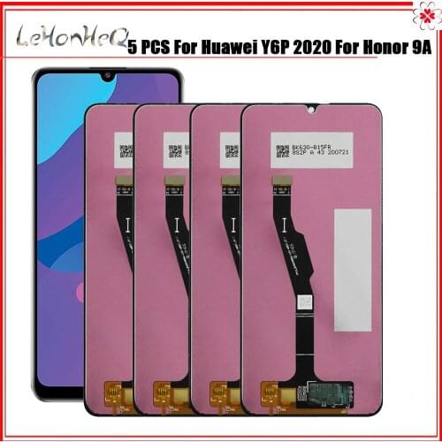 5 Piece/Lot Original For Huawei Y6P 2020 LCD Display Touch Screen Assembly Enjoy 10E MED-L29 MED-LX9 For Honor 9A MOA-LX9N LCD