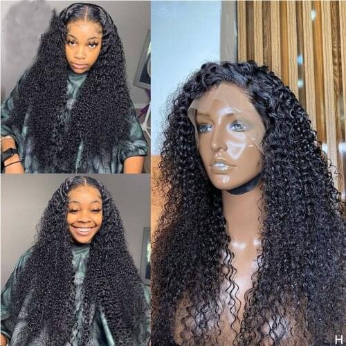 Jet Black Synthetic Lace Frontal Wig For Black Women With Natural Hairline Glueless Heat Resistant Fiber Hair Wigs Daily Wear