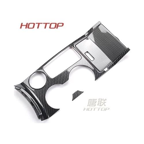 Fit For Ford Explorer 2016 2017 2018 ABS Carbon Fiber Gear Shift Box Cover Accessories Interior Trim Style