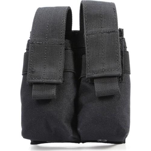 Tactical EDC Pouch Military Double Pistol Magazine Mag Bag Radio Tools Ammo Pouch for Hunting Accessories