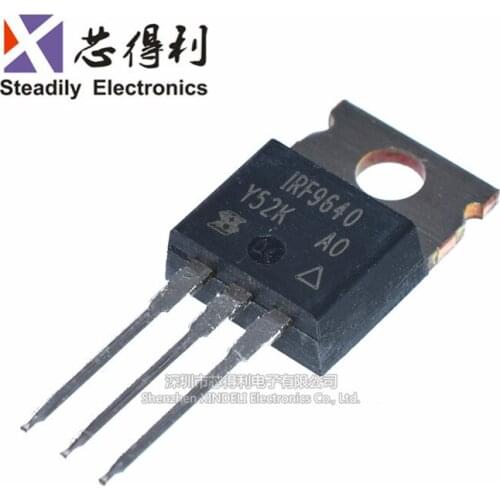 5pcs/lot Brand New & Original IRF9640PBF IRF9640 TO-220 P-Channel Channel 200V 11A Field Effect Transistor