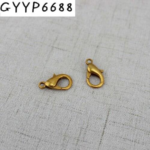 10pcs 50pcs 21*12mm old gold small snap hooks Hardware Accessories metal handbags purses trigger snap purse hook for bag