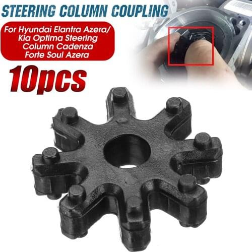 10X Car Steering Column Flexible Rubber Coupler Steering Wheel Gear Rod 563152K000FFF for Hyundai Elantra Azera for Kia Optima
