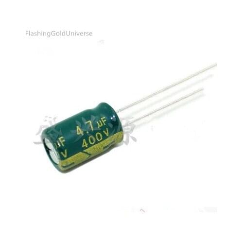 400V 4.7UF 4.7UF 400V Electrolytic Capacitor volume 8X12 best quality New origina