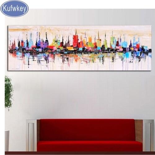 5D DIY Diamond Painting New York City Diamond Embroidery Picture of Rhinestone abstract Modern mosaic puzzle Home Decoration