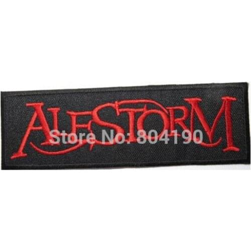 ALESTORM Music Band Embroidered Iron On Patch Tshirt TRANSFER MOTIF APPLIQUE Rock Punk Badge Hats