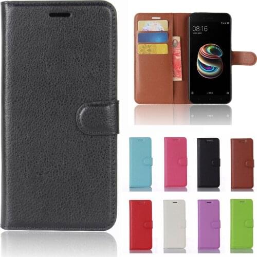 Phone Case For Xiaomi 5X Wallet Case Flip Back Cover For Xiaomi Mi 5X Mi5X Fundas Leather Phone Pouch Fitted Case