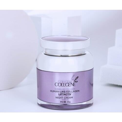 Human-Like Collagen Lifting Night Cream Moisturizing Brightening Anti-Aging Sleep Skincare Whitening Acne Wrinkle Face Cream
