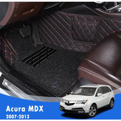 LHD Luxury Double layer Wire loop Carpets Car Floor Mats For Audi A5 2 Door 2016 2015 2014 2013 2012 2011 2010 Decor Decoration