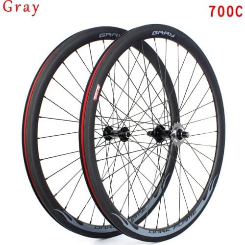 Road Bike Dead flywheel carbon fiber hub 700C Tubular Clincher Tubeless 38mm bike parts Bicicleta bicycle carbon Wheels