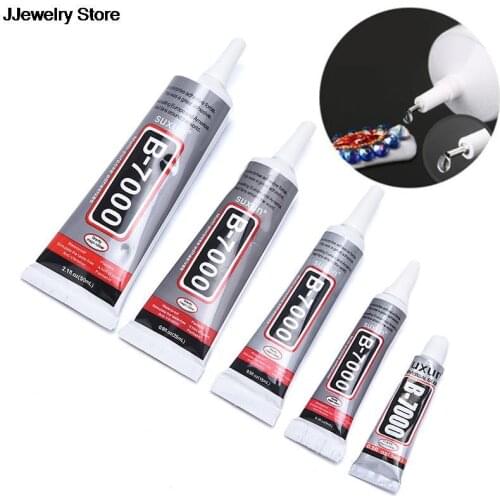 B7000 Glue For Rhinestones Crystal Adhesive Jewelry 9ml 15ml 50ml 3ml Needles Epoxy Resin Diy Jewelry Crafts Glass Supplies