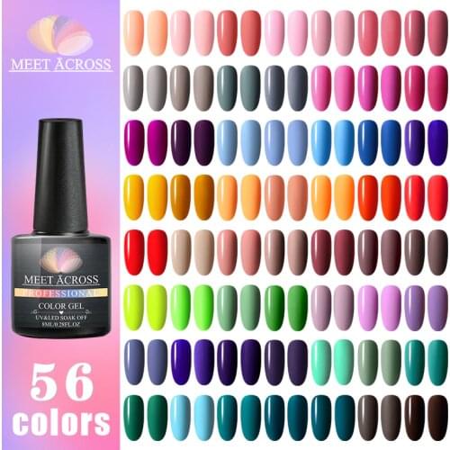 MEET ACROSS Matte Gel Nail Polish