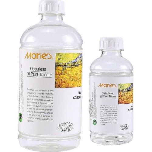 200 / 500ML Oil Paint Thinner Colorless And Odorless Oil Paint Medium Art Supplies Painting Tools