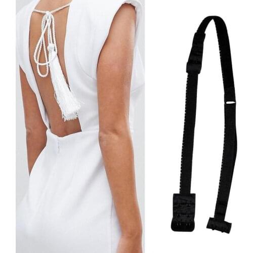 Deep V-neck Open Back Extension Belt Bra Cross Belt For Women Low-back Dresses Backless Bra Invisible Underwear Conversion Belt