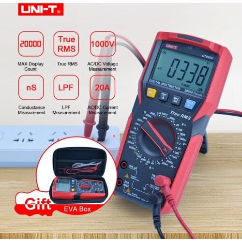UNI-T UT89XE Digital Multimeter Professional tester True RMS AC/DC 1000V 20A Voltage Current Temperature Conductance Meter