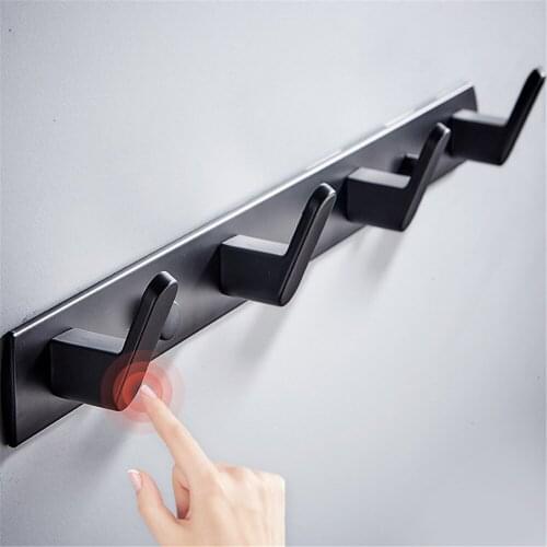 Bathroom Clothes Hanger Towel Hook Coat Rack Hallway Balcony Clothes Shelf Hat Hook Corner Wall Door Rack for Kitchen Bedroom