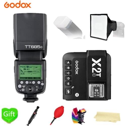 Godox Speedlite Flash TT685-C/N/S/F/O 2.4G HSS TTL Wireless + X2T-C/N/S/F/O Trigger for Canon Nikon Sony Fujifilm Olympus Camera