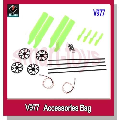 High Quality KV966-002 KV977-002 Accessories Bag for Wltoys V966 V977 RC Helicopter Spare Parts