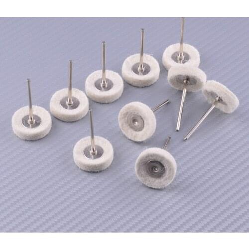 Dental Contra Angle Polishing Brush Wool Alumina Cotton Felt Pad Wheel Grinder Buffing Dremel Accessories Rotary Tool