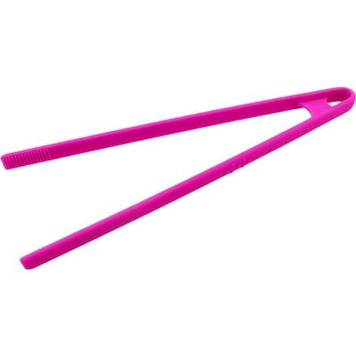 1pcs Silicone Food Clip BBQ Tong Kitchen Tongs Long Handle Nonslip Barbecue Tongs Serving Tongs Cooking Utensils