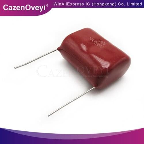 10pcs/lot 0.1uF 2000V 2KV CBB 104 100NF Polypropylene film capacitor pitch 25mm CBB81 In Stock