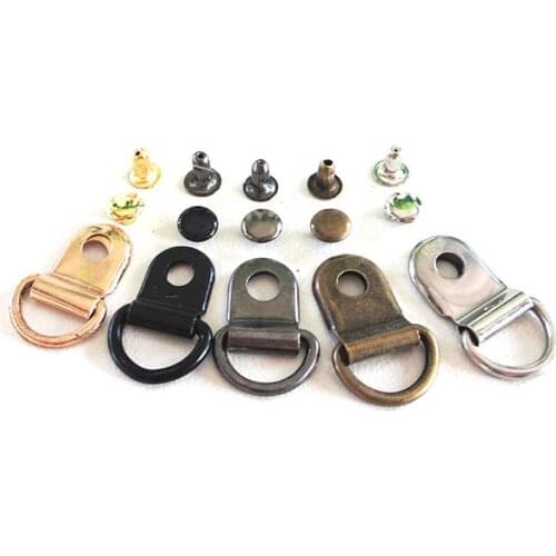 10pcs/Lot D Ring Buckle Hiking Climbing Boots Practical Repair Buckles DIY Craft Bags Leather Decorative Accessories