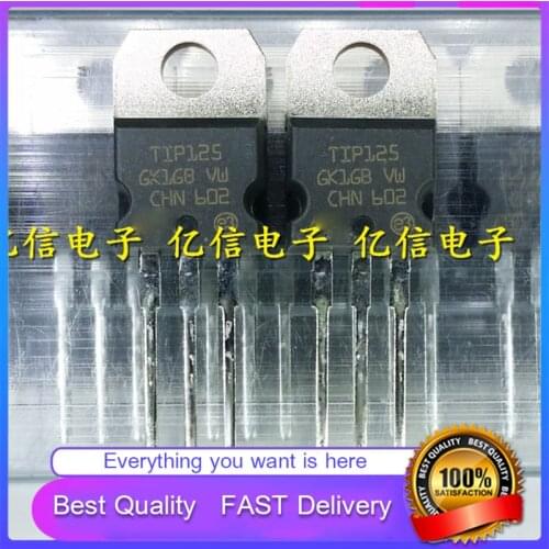 10Pcs/Lot New Original TIP125 5A60V DARLINGTON Transistor POWER TUBE Triode TO-220 DIRECT PLUG Good Quality