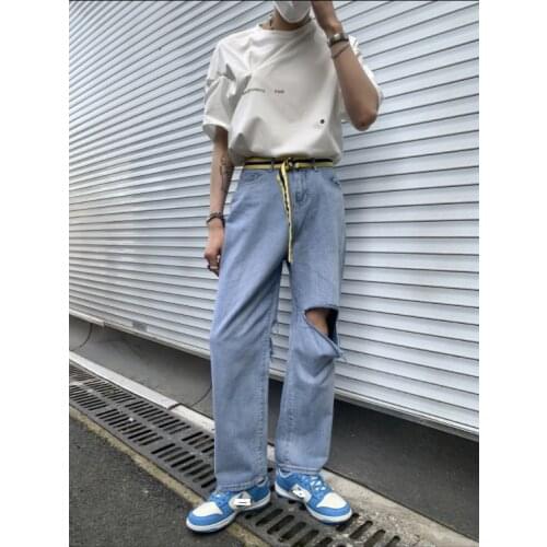 3Wphtato Men's Wide Leg Jeans