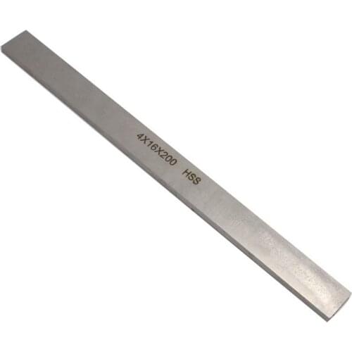 4mm x 16mm x 200mm Fly Cutter CNC Rectangular Cutting Tool Bits Bar Lathe High Speed Steel HSS Tool Bit Milling Cutter