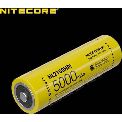 NITECORE NL2150HPI 5000mAh Rechargeable 21700 Battery