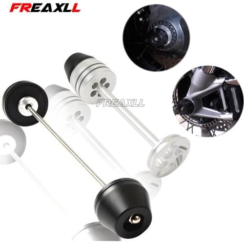 Motorcycle Accessories Motorcycle Front Rear Refit Wheel Fork Axle Sliders Cap Crash Protector For BMW R NINE T 2013 2014-2018