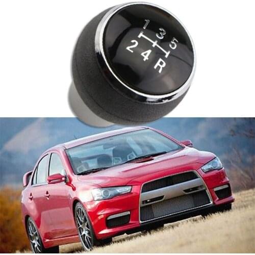 Car 5 Speed Gear Head Shift Knob MT Handball for Mitsubishi Lancer EX EVO GTS ASX V3 V5 V6