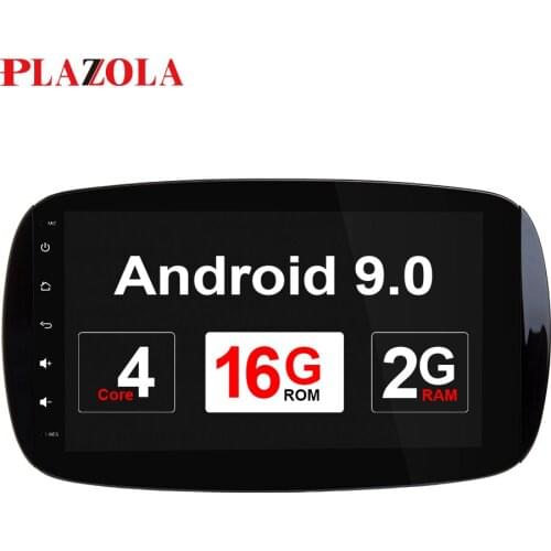 Autoradio 1 din Android 9.0 Car Stereo Multimedia Player For Mercedes/Benz Smart Fortwo 2015 2016 2017 GPS Navi Head Unit DSP